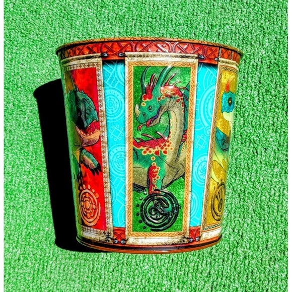 Dreamworks How To Train Your Dragon Round Metal Popcorn 8.5oz/2.5L Bucket EUC - Picture 2 of 6